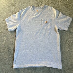 Grey modern carhartt pocket tee